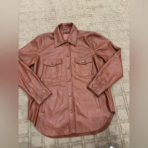 BlankNYC Women's Brown Faux Leather Jacket thumbnail 3