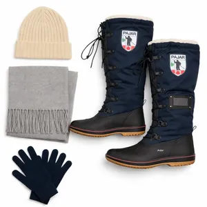 Pajar Canada Waterproof Fleece Lined Tall Winter Boots Navy Women’s 6–6.5 EUC thumbnail 14