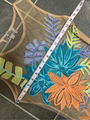 For Love and Lemons Nasty Gal Tropicana Embroidered Maxi Dress Sheer Small $298 thumbnail 14