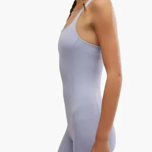 NWT Free People Never Better Runsie Romper X-Small, PLATINUM thumbnail 8