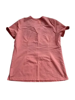 FIGS Women’s Peach V Neck Scrub Top Size Small thumbnail 2