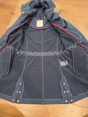 Tommy Hilfiger Jacket Women’s Small Blue Hooded - C27 thumbnail 8