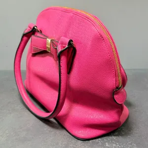 Apt. 9 HandBag | Pink Bow Gold Hardware | Full Zip Medium Purse thumbnail 2