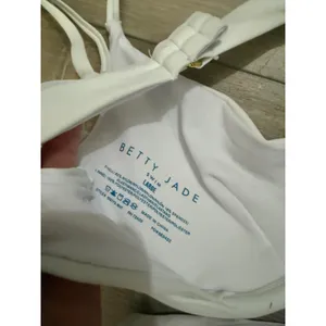 Betty Jade Swim White Underwire Bikini Set High Leg Two Piece Large 10277S-WHT thumbnail 3