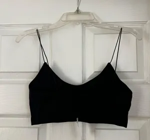 PacSun NWT LA Hearts Black Bralette with Skinny Elastic Straps thumbnail 4