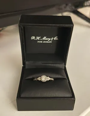 Sterling Silver Diamond  Ring thumbnail 1