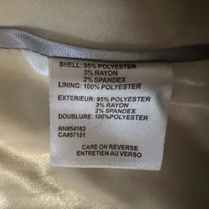 Off white Calvin Klein single breast belted button trench style coat thumbnail 9