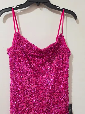Lulus Dazzling Vibe Magenta Sequin Mini Bodycon Dress - Pink Magenta - Size M thumbnail 3