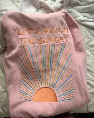 Dandy Worldwide Hoodie Sunset Light Pink  thumbnail 1