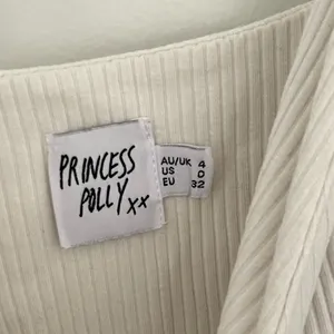 Princess Polly White Ribbed Bodysuit thumbnail 3