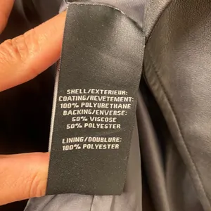 7 For All Mankind Black Faux Leather Jacket thumbnail 5