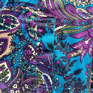 Chico’s Additions Paisley Button Front Long Sleeve Jacket Free Bonus Tank Top thumbnail 10