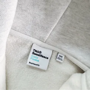 Aritzia TNA Sweatfleece Cozy Fleece Boyfriend Fit Top Zip Up Sweatshirt thumbnail 6