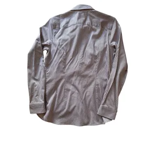 Banana Republic Tailored Fit Pinstripe Button Down Shirt Size 4 Stretch thumbnail 8