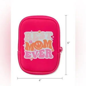 Tumbler 3 pc Set Best Mom Ever Bag, Straw Topper, And Chain. New thumbnail 5
