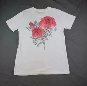 NEW Rose Tshirt White thumbnail 3