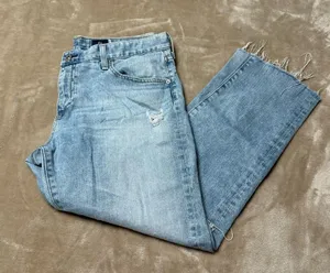 AG Adriano Goldschmied The Nolan Ankle Raw Hem Jeans Size 32 thumbnail 2