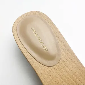 ANN TAYLOR Missy Leather Dominican Sand Chain Wooden Mule Clog Slides, Size 7 thumbnail 10
