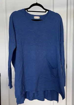 Altar'd State Blue Long Sleeve Sweater thumbnail 1