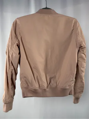 GAP Full Zip Bomber Jacket in Dusty Rose Size XS‎ thumbnail 4