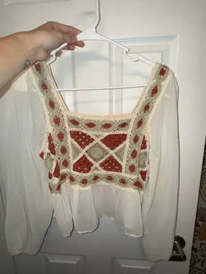 Handmade Crochet Top thumbnail 4