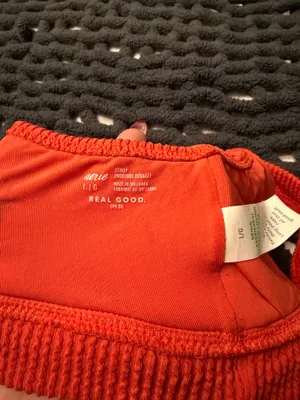 Aerie Bikini Set Red Orange  thumbnail 3