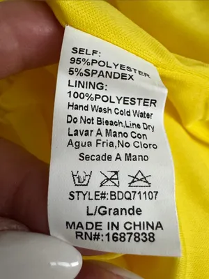 Banjul Yellow Sequin Ruffle Strap Mini Dress thumbnail 16