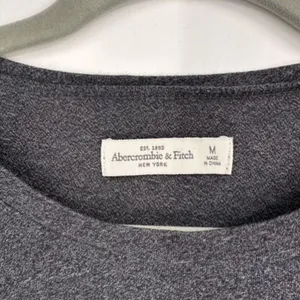 Abercrombie &‎ Fitch Women’s Charcoal Gray Muscle Shirt Size Small thumbnail 3