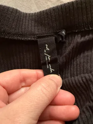 Urban Outfitters Black Ribbed Strapless Bodysuit thumbnail 2