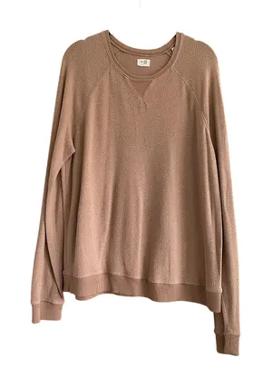 Me to We Pullover Brown Long Sleeve Top Size Medium thumbnail 1