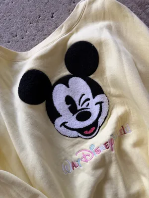 Mickey Mouse Yellow Disney Sweatshirt thumbnail 3