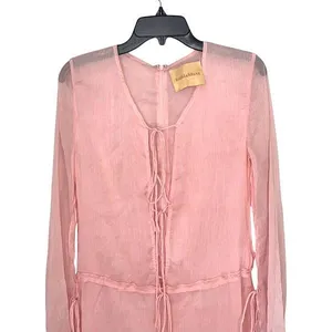 BUBISH Revolve Charlotte Sheer Maxi‎ Dress in Blush Size Medium thumbnail 3