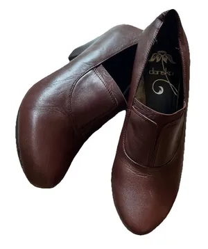 Dansko‎ Women’s Shoes US 7.5-8 38 Leather Heels Brown thumbnail 1