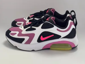 Women's Nike Air Max 200 Sneakers Have A Nike Day CU4745-001 White Pink Size 8.5 thumbnail 1