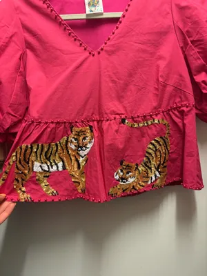 Queen of sparkles top Pink Size XS thumbnail 3