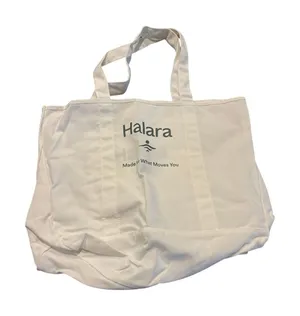Halara White Tote Bag NWOT thumbnail 1