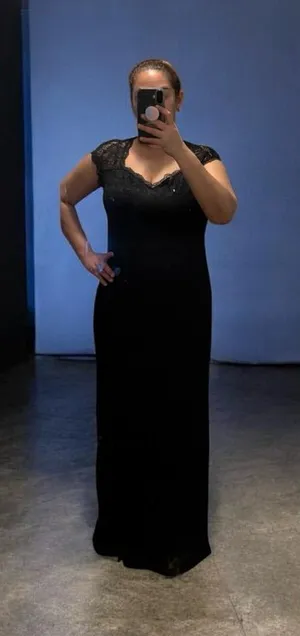 Vfshow Black Lace Gala Dress - Size 3XL / Small Run (XL) - NWT" thumbnail 1
