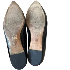 Tory Burch Melody‎ Pointed Toe Patent Flats Black 8 thumbnail 6