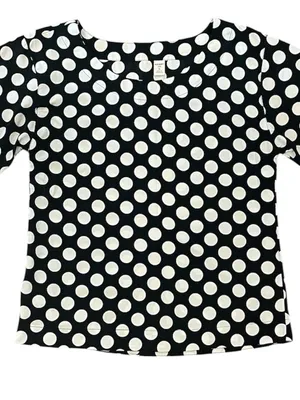 Old Navy | Polka Dot 3/4 Sleeve Blouse sz S thumbnail 3