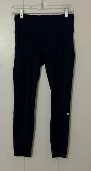 Lululemon Fast & Free 7/8 Tight II Non-Reflective 25” Black Size 6 thumbnail 1