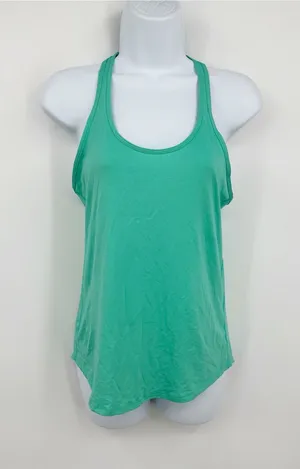 Lululemon Teal Tank Top Size Small Gym Workout thumbnail 1