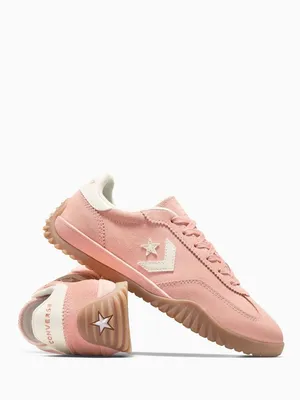 NEW Converse Pink Run Star Low Trainers Suede Lace Up M-8 W-9.5 thumbnail 6