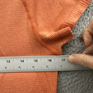 Lululemon Swiftly Short Sleeve Shirt Top Orange‎ Athletic Running Gym Women's 8 thumbnail 8