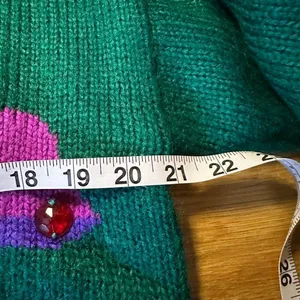 Vintage Catalina raffles collection Christmas sweater wool blend m thumbnail 7