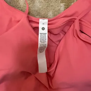 Lululemon Athletica NWT Align cropped cami tank Sakura pink A/B women’s size 14 thumbnail 4