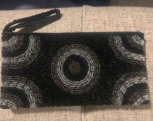 Small beaded clutch Black thumbnail 1