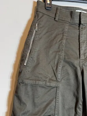 Abercrombie & Fitch Mid-Rise Barrel Utility Pant Women's 27 4 Short Brown NWOT thumbnail 6