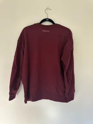 Lululemon Perfectly Oversized Crew Garnet 6 thumbnail 2