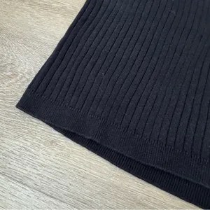 FP Beach Free People Callie Black Ribbed Women's Skirt thumbnail 3