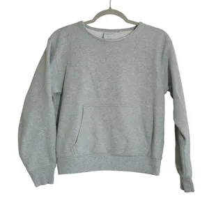 Aritzia Size XS Sweatfleece Cozy Fleece Perfect Fit Sweatshirt Heather Grey thumbnail 1